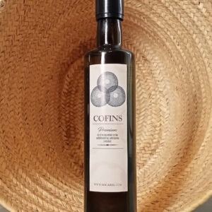 Cofins. Oli d'oliva verge extra ecològic.